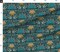 Floral Botanical Moody Wildflower Nature Garden Jewel Tone Custom Printed Fabric by Spoonflower Various Fabrics by the Yard or Fat Quarter
